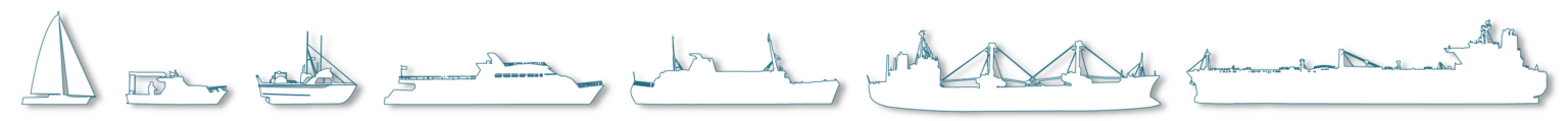Siluetas diferentes tipos de barco portada Acastimar
